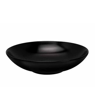 Cosy & Trendy Bord 210 mm diep zwart aardewerk Venus Black - Cosy & Trendy | prijs & verp per 12 stuks