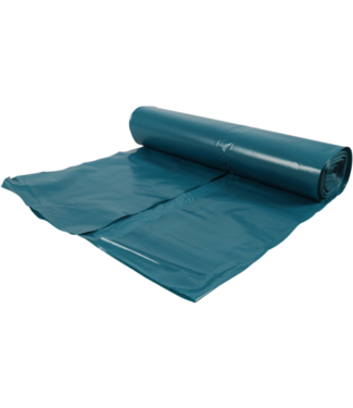 Afvalzak 900 x 1100 mm LDPE T50 gerecycled blauw | prijs & verp per 200 stuks