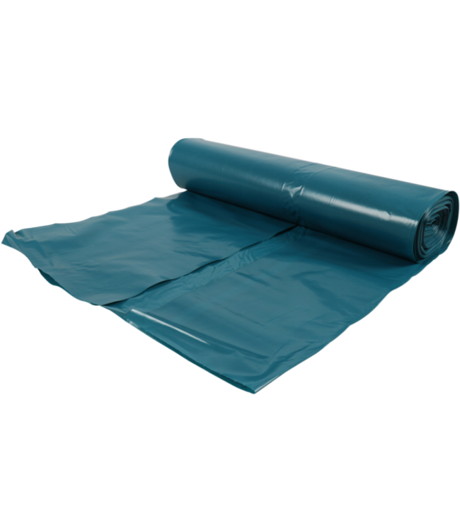 Afvalzak 90X110 cm LDPE T50 gerecycled blauw | prijs & verp per 200 stuks
