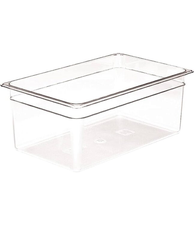 Gastronormbak kunststof PC 1/1-200 mm diep transparant hittebestendig -40/+99 °C Camwear 18CW - Cambro