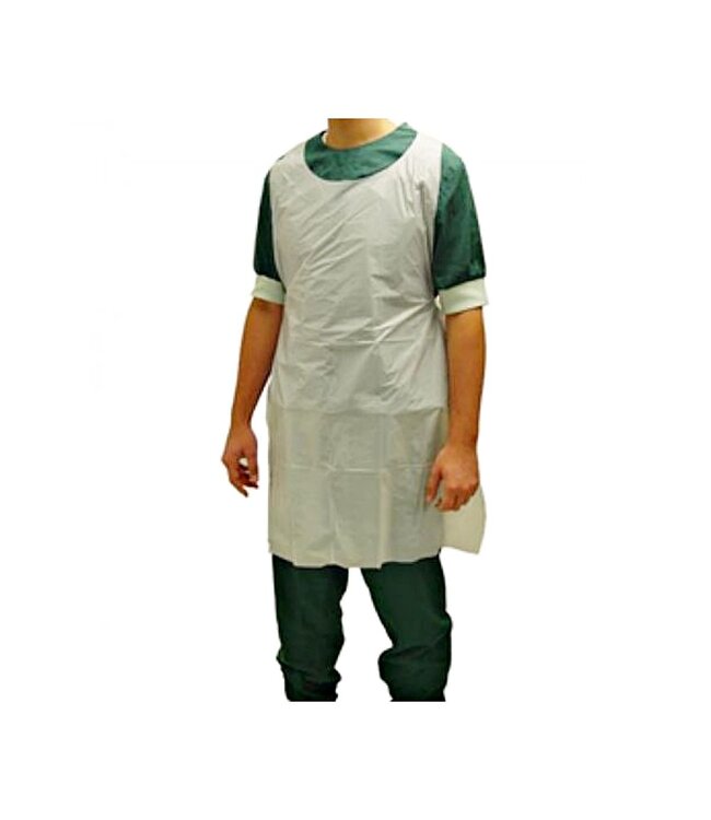 Scheurschort disp PE 125 x 80 cm 20 mµ op blok wit | prijs & verp per 1.000 stuks