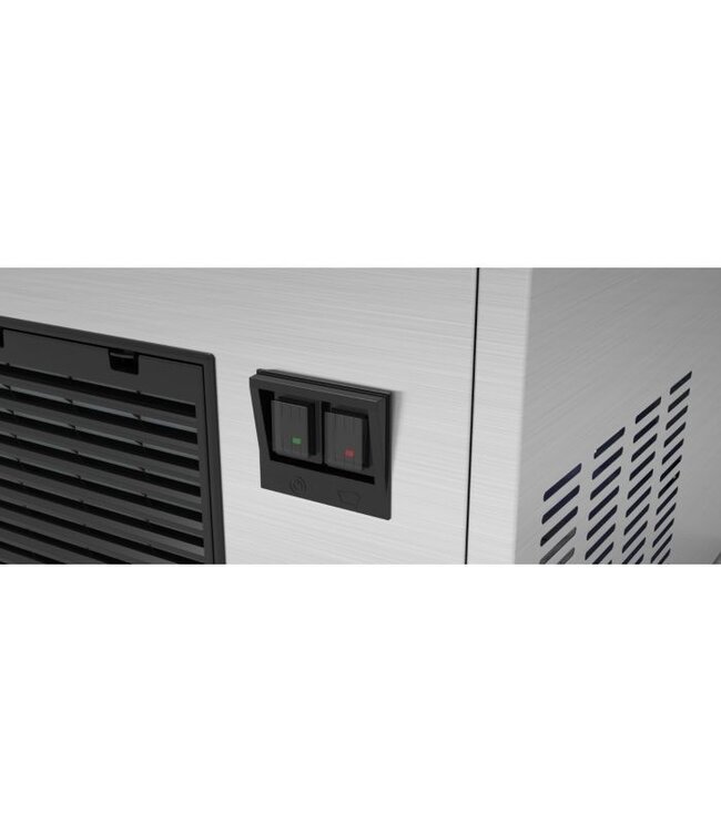 IJsblokjesmachine 22 kg/24u 4 kg bunker luchtgekoeld 355x435x590 mm (bxdxh) - Combisteel