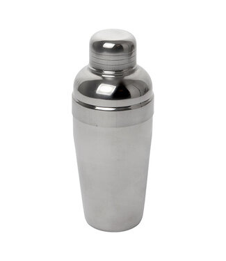 Sans Marque Cocktailshaker - Cobbler shaker 35 cl 3-dlg - Roestvrijstaal