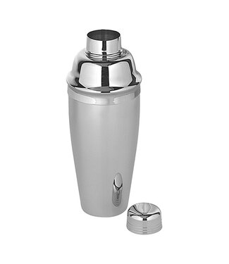 Sans Marque Cocktailshaker - Cobbler shaker 70 cl 3-dlg - Roestvrijstaal