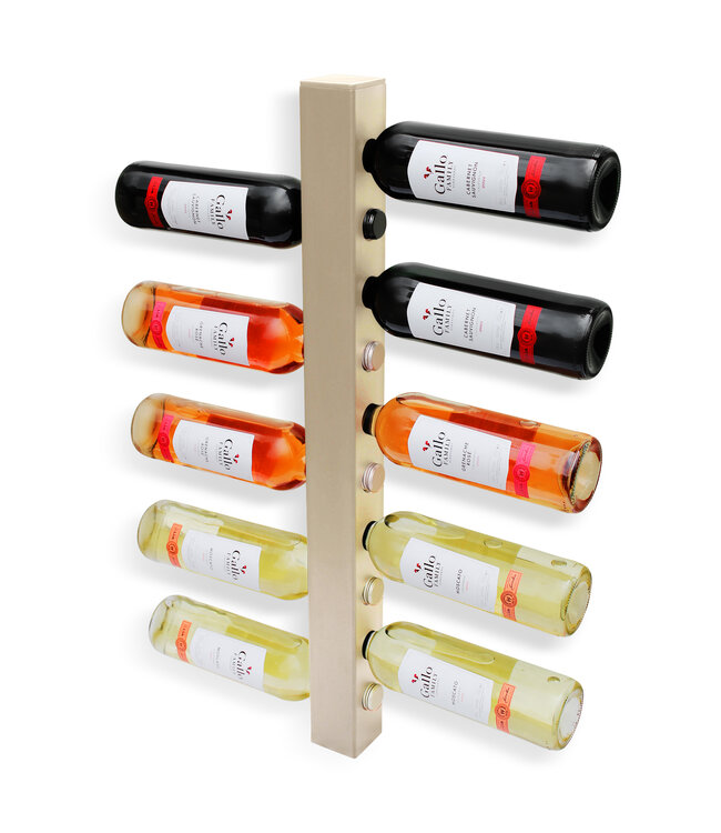 Wijnpaal Basso 10 fles 800 m wandmontage champagne - KeKxclusive
