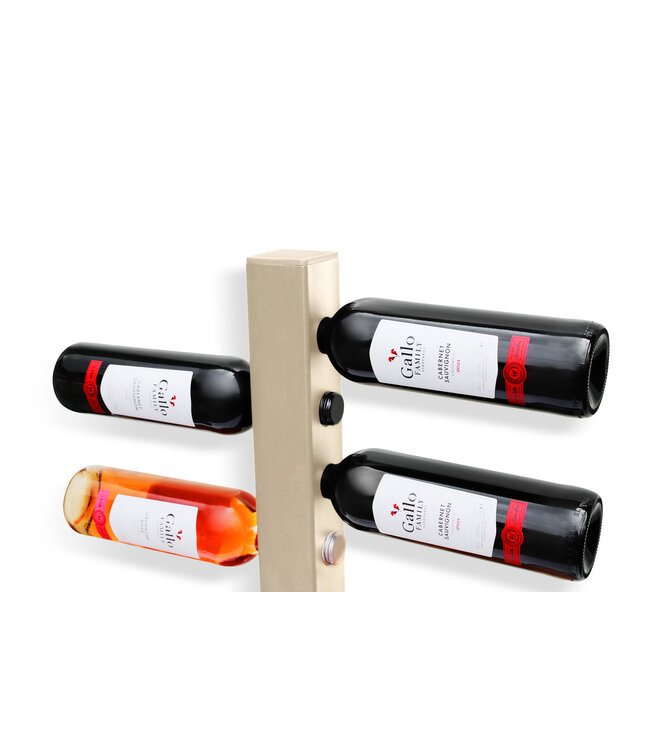 Wijnpaal Basso 10 fles 800 m wandmontage champagne - KeKxclusive