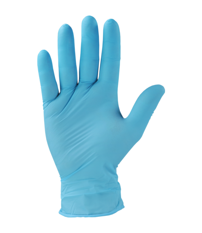 Handschoen disp Nitril ongepoederd S 240 mm blauw | prijs & verp per 10 x 100 stuks