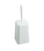Toiletborstelgarnituur 133x135x410 mm (bxdxh) wit - Kunststof