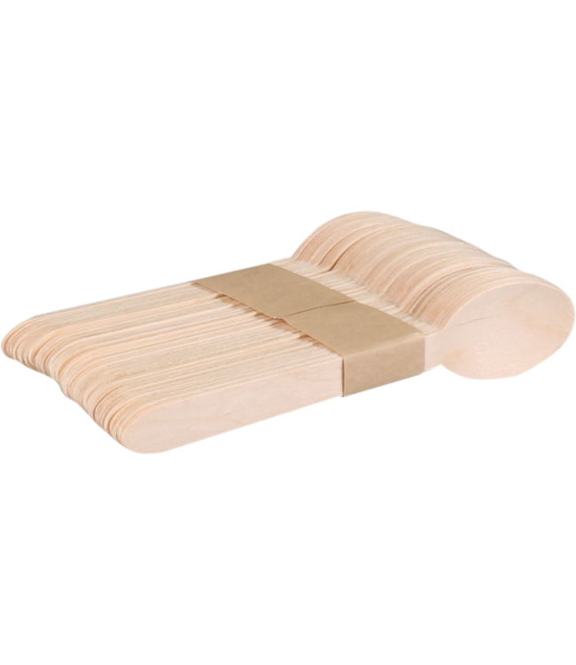 Lepel disp hout 160 mm - Depa | prijs & verp per 100 stuks