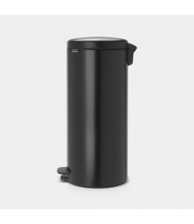 Pedaalemmer 30 ltr Matt Black NewIcon - Brabantia