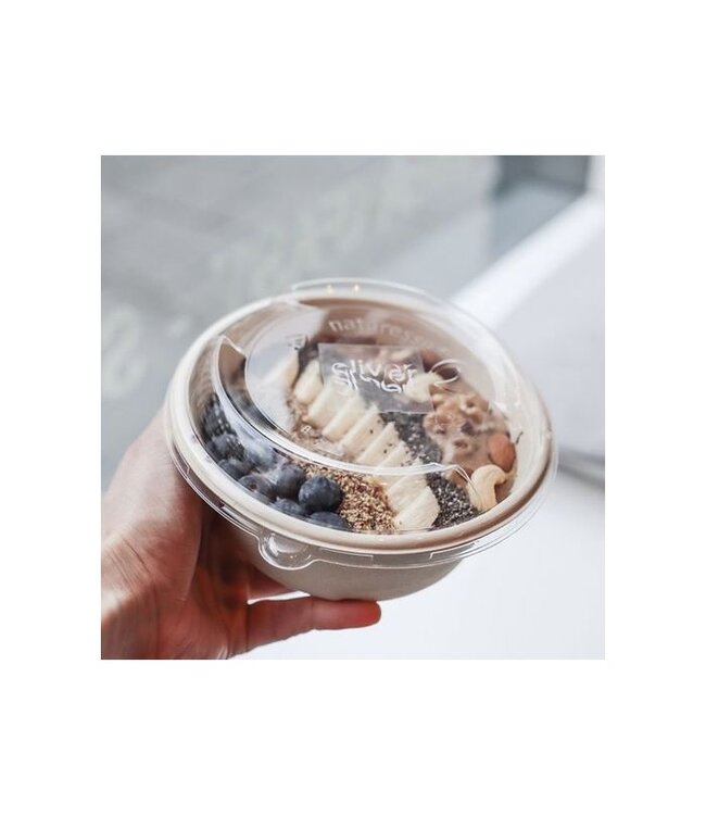 Bowl disp bagasse 60 cl Ø 151 x (h) 60 mm bruin | prijs & verp per 300 stuks