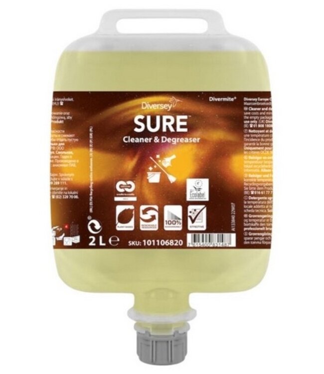 Ontvettingsmiddel DVM W3627 - Sure | prijs & verp per 3 x 2 ltr