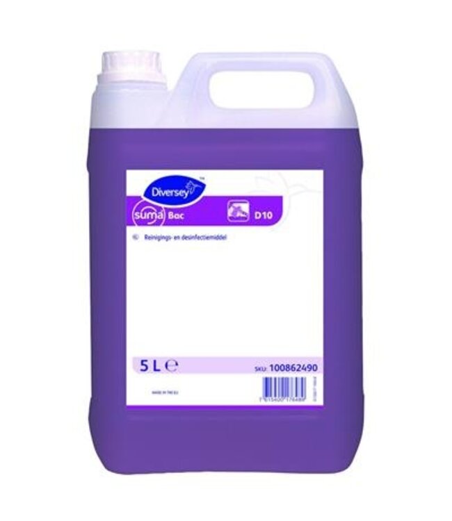 Reinigingsmiddel Bac D10 - Suma | prijs & verp per 2 x 5 ltr