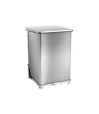 Pedaalemmer 152 ltr mat RVS 538 x 535 x 780 mm (bxdxh)