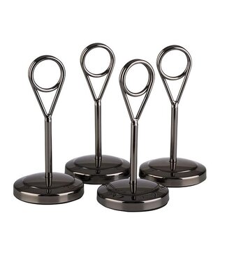 Kaarthouder 50 x 50 x (h)105 mm incl. 20 PC etiketteringskaarten roestvrijstaal - APS