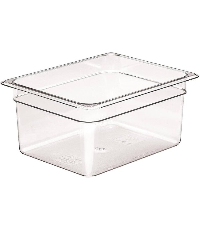 Gastronormbak kunststof PC 1/2-150 mm diep transparant hittebestendig -40/+99 °C Camwear 26CW - Cambro