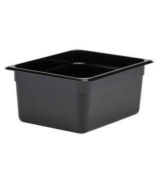 Cambro Gastronormbak kunststof PC 1/2-150 mm diep zwart hittebestendig -40/+99 °C Camwear 26CW - Cambro