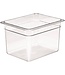 Cambro Gastronormbak kunststof PC 1/2-200 mm diep transparant hittebestendig -40/+99 °C Camwear 28CW - Cambro