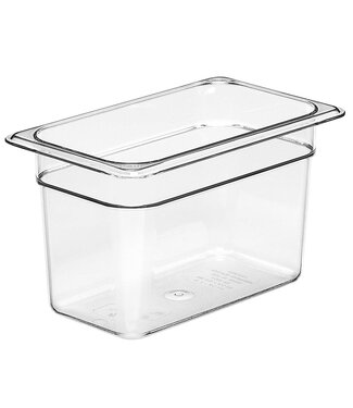 Cambro Gastronormbak kunststof PC 1/4-150 mm diep transparant hittebestendig -40/+99 °C Camwear 46CW - Cambro