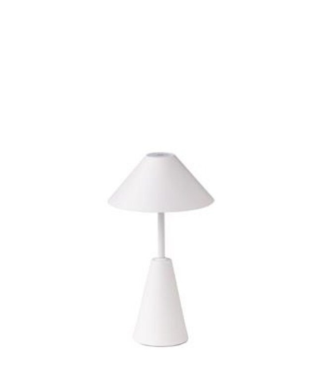 Tafellamp wit Malmö 150 x 280 mm usc-c oplaadbaar