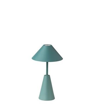 Tafellamp groen Malmö 15 x 28 cm usb-c oplaadbaar