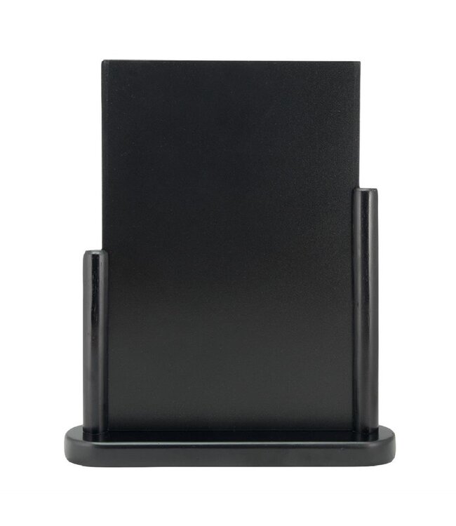 Tafelkrijtbord A4 dubbelzijdig zwart gelakt - Securit
