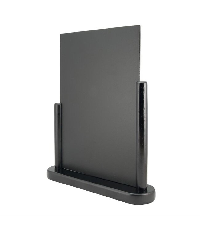 Tafelkrijtbord A4 dubbelzijdig zwart gelakt - Securit