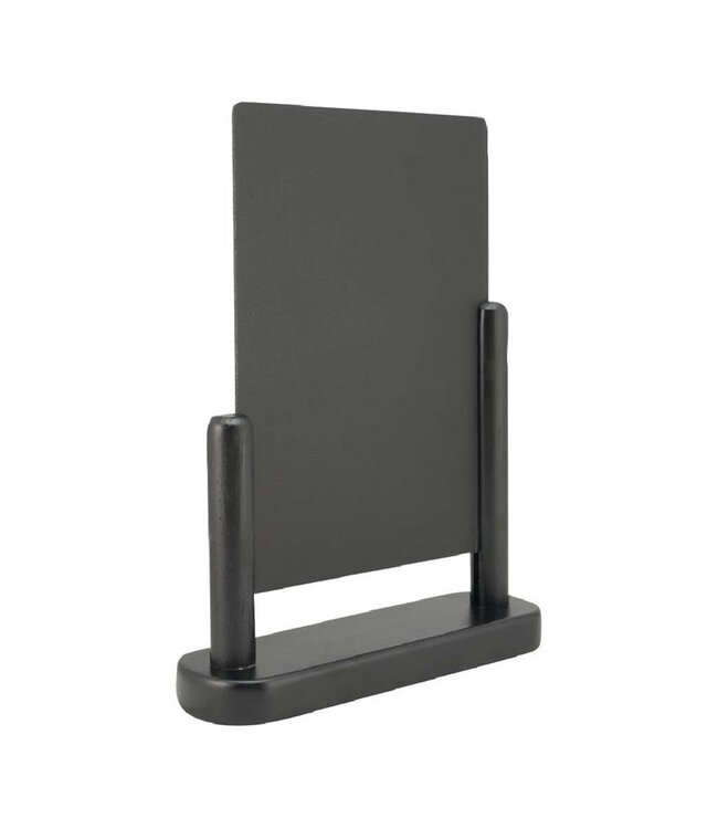 Tafelkrijtbord A5 dubbelzijdig zwart gelakt - Securit