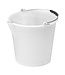 Sans Marque Emmer met schenktuit wit 12 ltr 300 x 280 mm - Kunststof