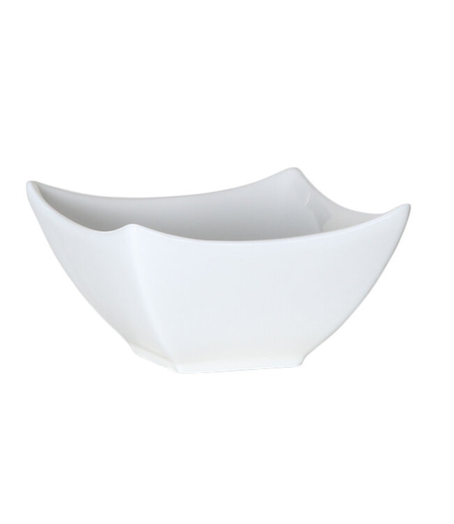 Aperoschaaltje 90 x 90x (h)50 mm wit porselein | prijs & verp per 12 stuks