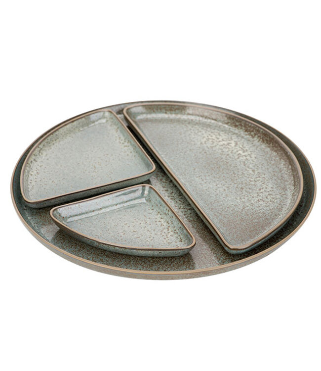 Bord 310x150 mm halve maan olijfgroen Bento-Concept - Cosy & Trendy | prijs & verp per 6 stuks