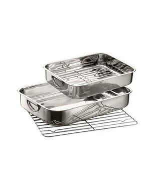 GSW Braadslede 275 x 200 x 55 mm rvs inclusief  inzet (22x16 cm)