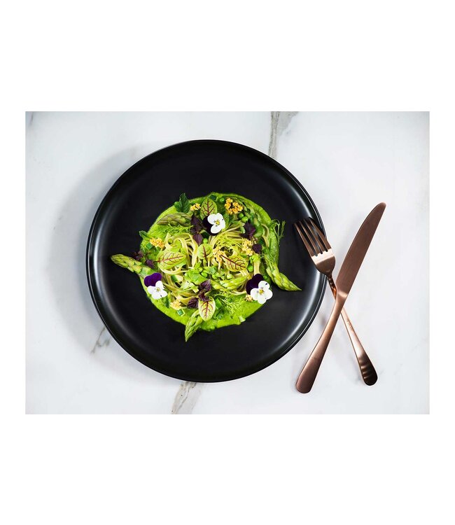 Bord 190 mm zwart Okinawa - Cosy & Trendy | prijs & verp per 6 stuks