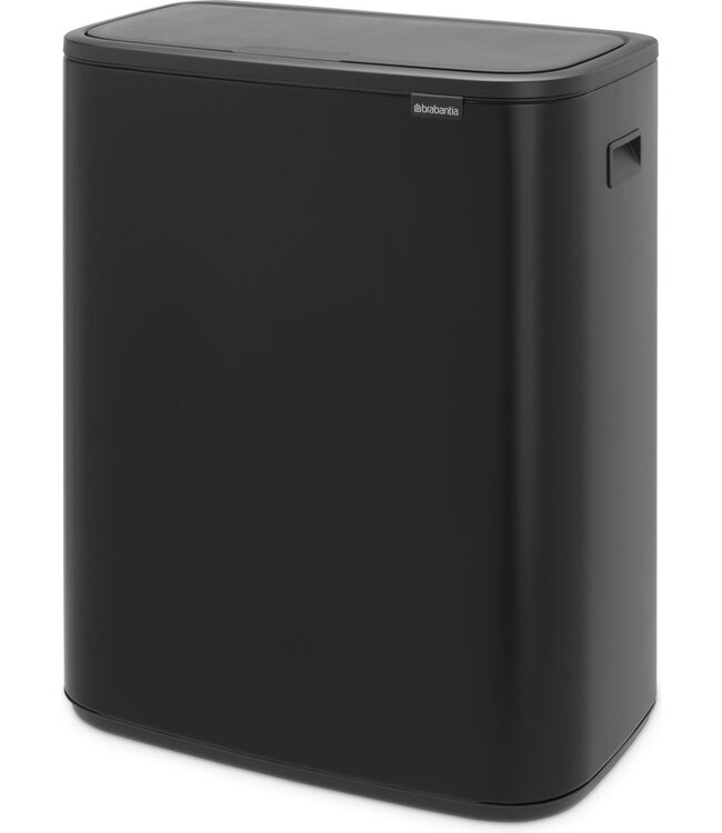 Prullenbak 60 ltr Matt Black Bo Touch Bin - Brabantia