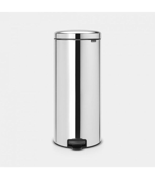 Pedaalemmer 30 ltr Briljant Steel NewIcon - Brabantia