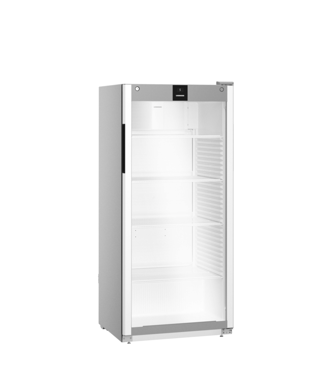 Koelkast 569/432 ltr (br/netto inh.) 747x769x1684 mm (bxdxh) +1°C tot +15°C RVS met glasdeur MRFvd 5511 Performance - Liebherr