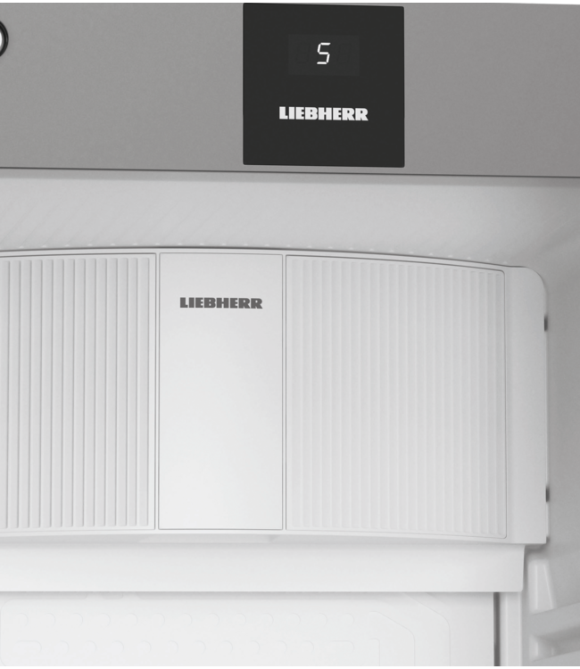 Koelkast 569/432 ltr (br/netto inh.) 747x769x1684 mm (bxdxh) +1°C tot +15°C RVS met glasdeur MRFvd 5511 Performance - Liebherr