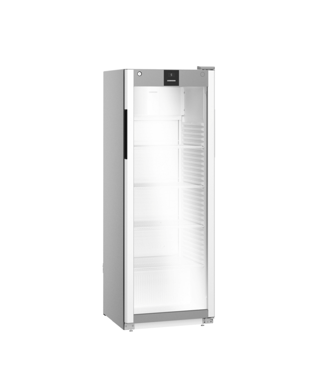 Koelkast 347/250 ltr (br/netto inh.) 597x654x1684 mm (bxdxh) +1°C tot +15°C GRIJS met glasdeur MRFvd 3511 Performance - Liebherr