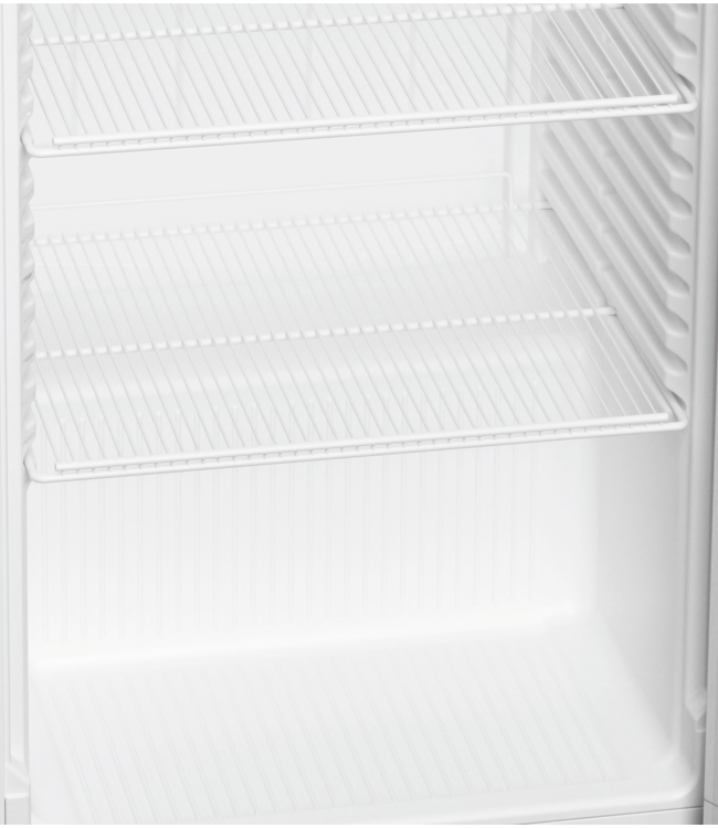 Koelkast 400/286 ltr (br/netto inh.) 597x654x1884 mm (bxdxh) +2°C tot +9°C WIT met glasdeur MRFvc 4011 Performance - Liebherr