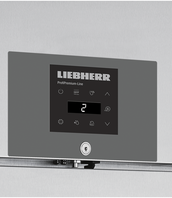 Koelkast 1361/1056 ltr (br/netto inh.) GN 2/1 1430x830x2120 mm (bxdxh) -2°C tot +15°C RVS GKPv 1490 ProfiPremiumline - Liebherr