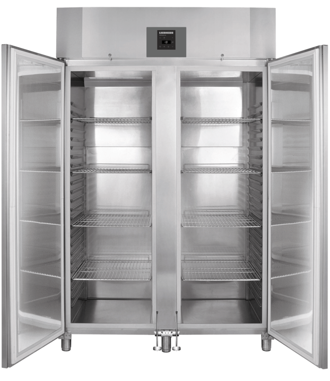 Vrieskast 1361/1056 ltr (br/netto inh.) GN 2/1 1430x830x2120 mm (bxdxh) -10°C tot -26°C RVS GGPv 1490 ProfiPremiumline - Liebherr