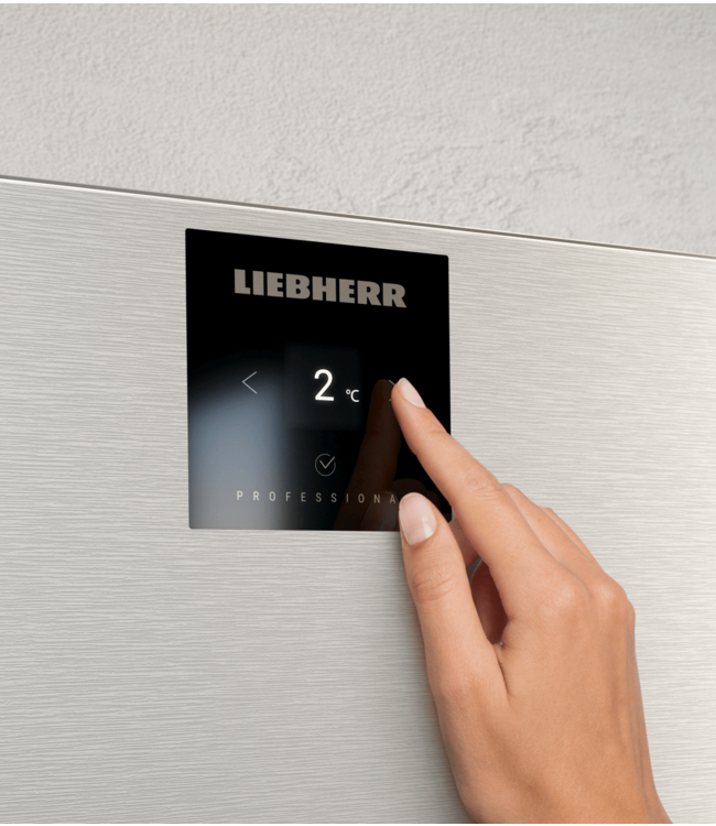 Koelkast 420/289 ltr (br/netto inh.) 597x654x1884 mm (bxdxh) -2°C tot +15°C RVS FRFCvg 4001 Perfection - Liebherr