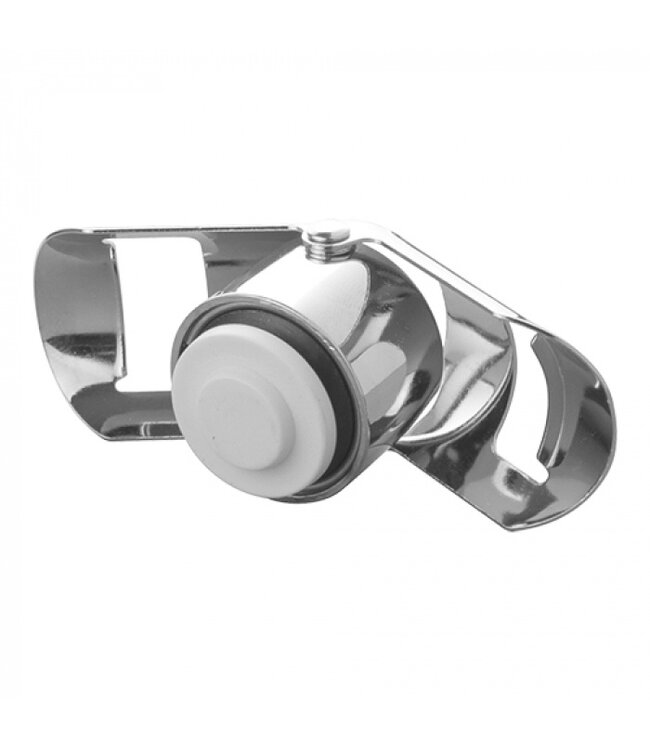 Champagnefles afsluiter "de Luxe" - Roestvrijstaal