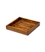 Sans Marque Serveerschaal 300 x 300 x 50 mm - Hout
