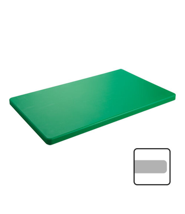 Snijplank groen 530 x 325 x (h)20 mm GN1/1 - Caterchef