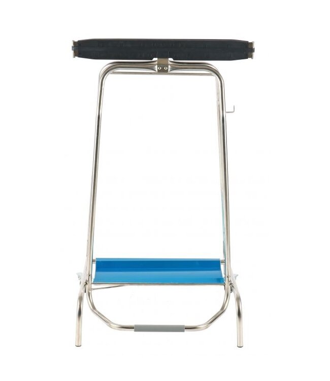 Vuilniszakhouder met pedaalbediening 450 x 600 x 960 mm (bxdxh) - Combisteel