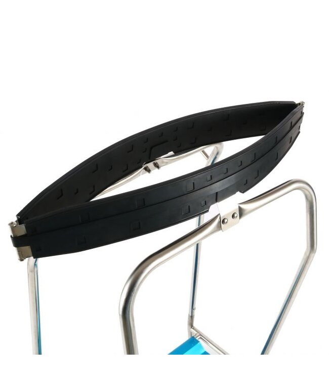 Vuilniszakhouder met pedaalbediening 450 x 600 x 960 mm (bxdxh) - Combisteel