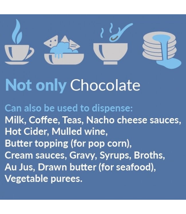 Chocolade / Sauzen warmer 5 ltr - GBG