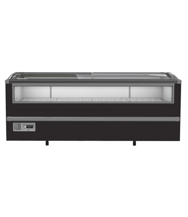 Supermarkt vrieskist 1.005 ltr bruto 2124 x 952 x 894 mm (bxdxh) zwart 2125 - Combisteel