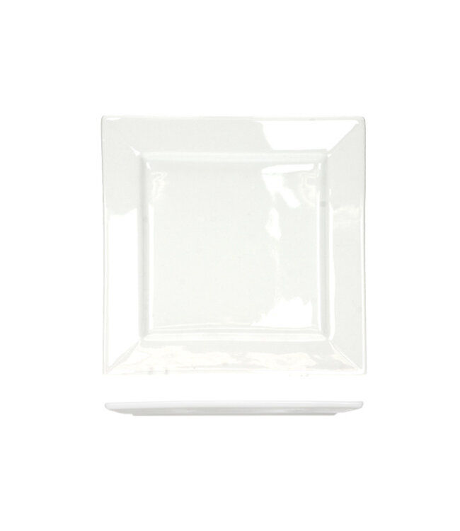 Bord 330 x 330 mm Napoli White - Cosy & Trendy | prijs & verp per 2 stuks